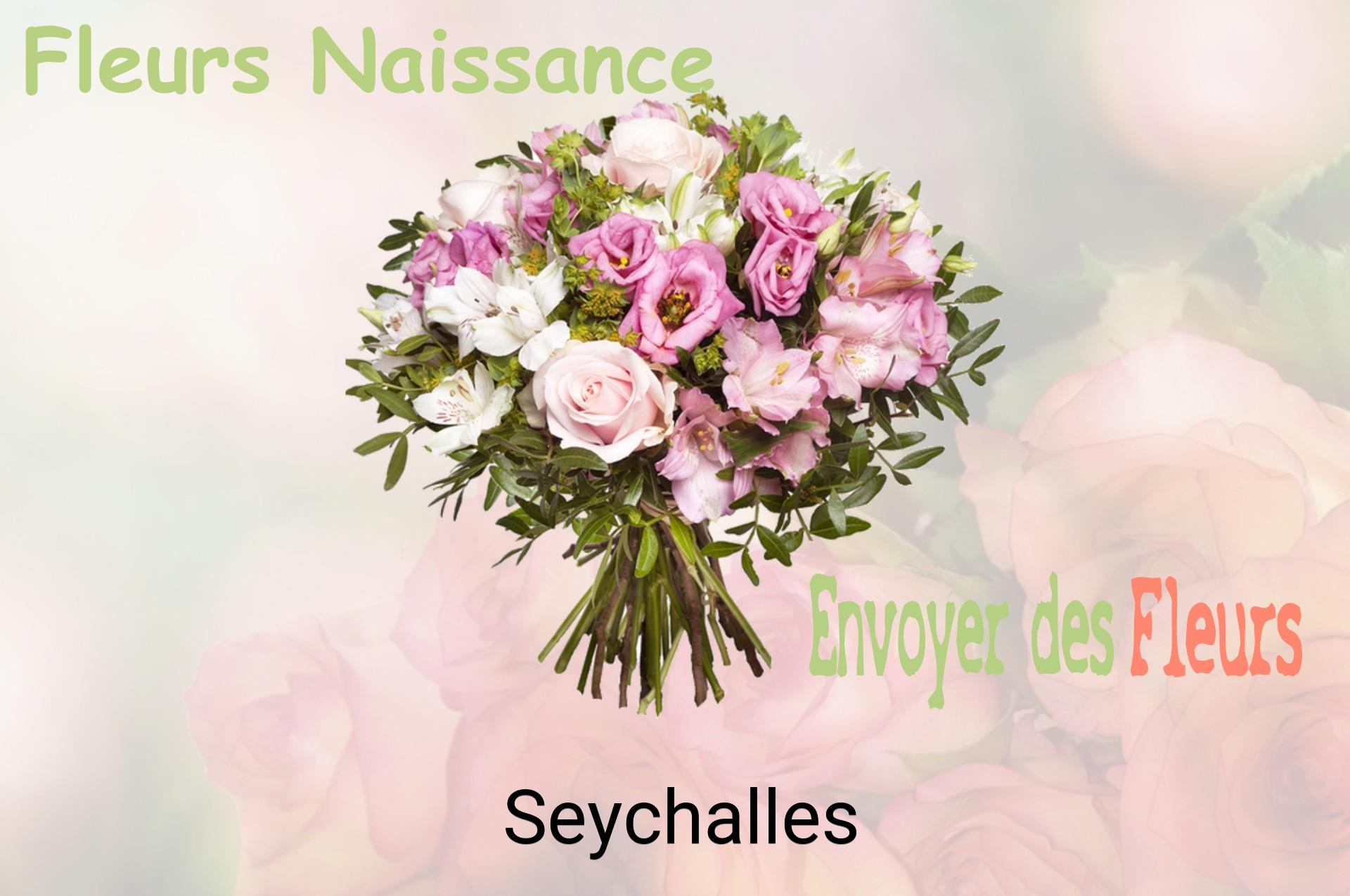 Bouquet de fleurs de naissance livré à Seychalles